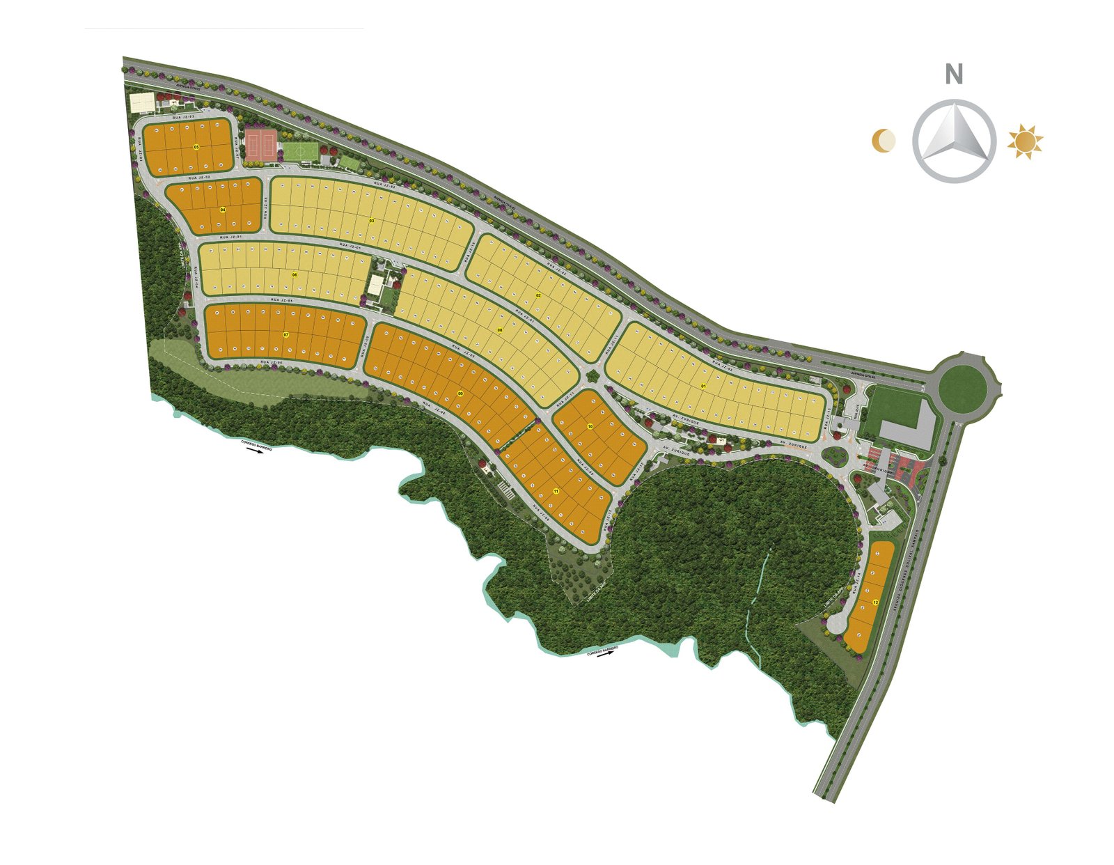Implantação Urbanística Geral